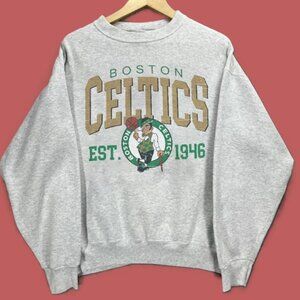 Vtg 90s Boston Celtics 1946 Basketball Sweatshirt, Boston Celtics shirt
